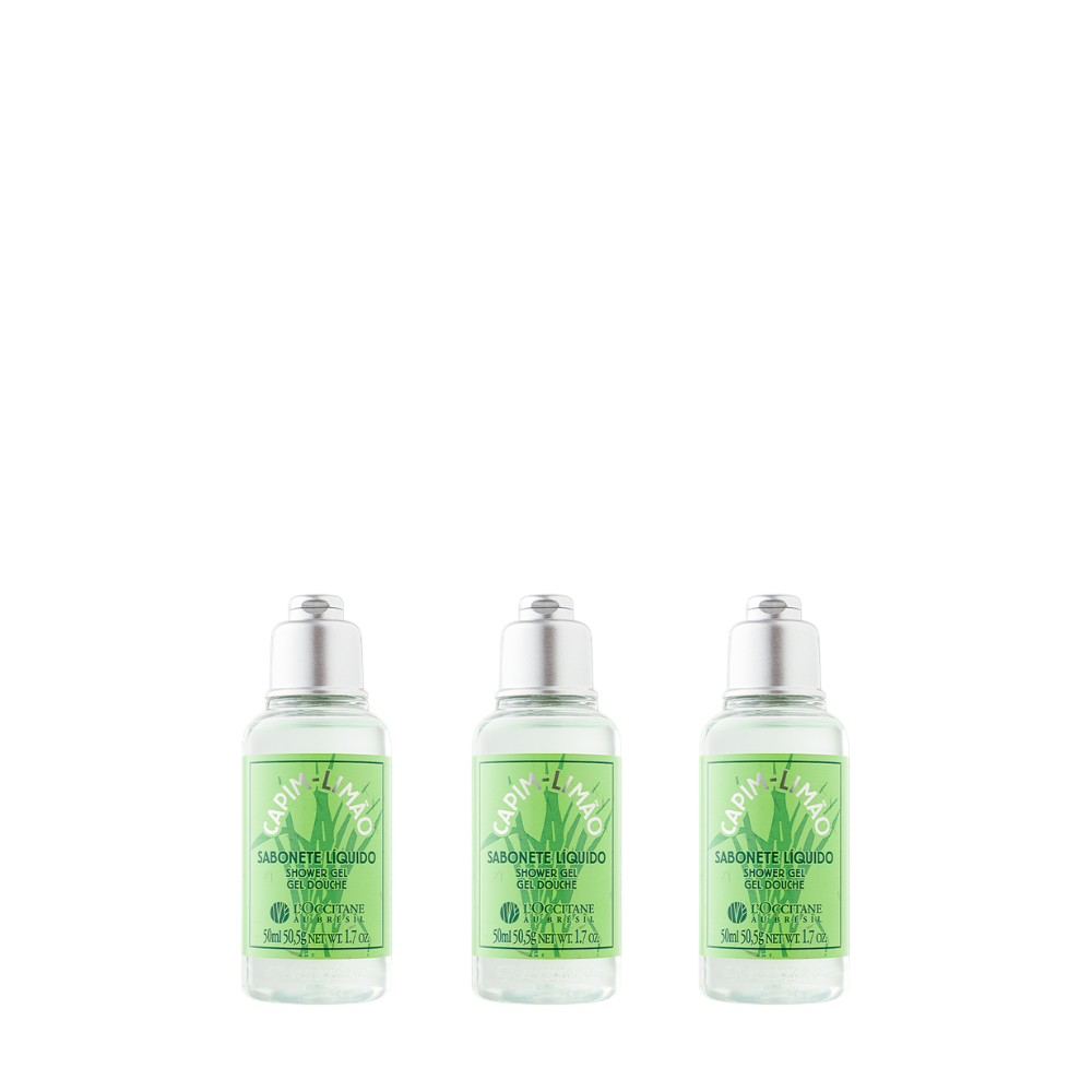 Trio de Sabonetes L&iacute;quidos Capim-Lim&atilde;o 50ml, ,  large image number 0